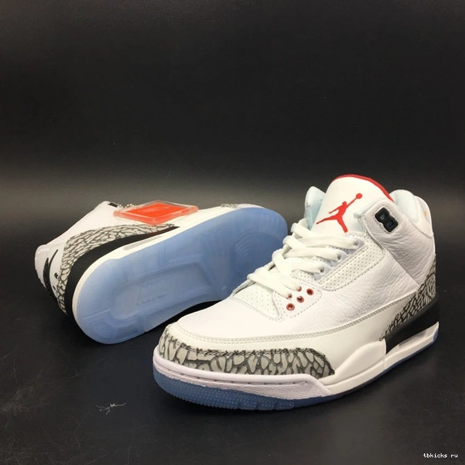 Cheap TB Throw Free 923096- Cement Tailored 3851 Line Jordan3 White 1013